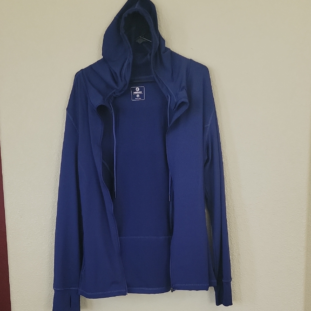 Ogeenier Navy Blue Hooded Jacket